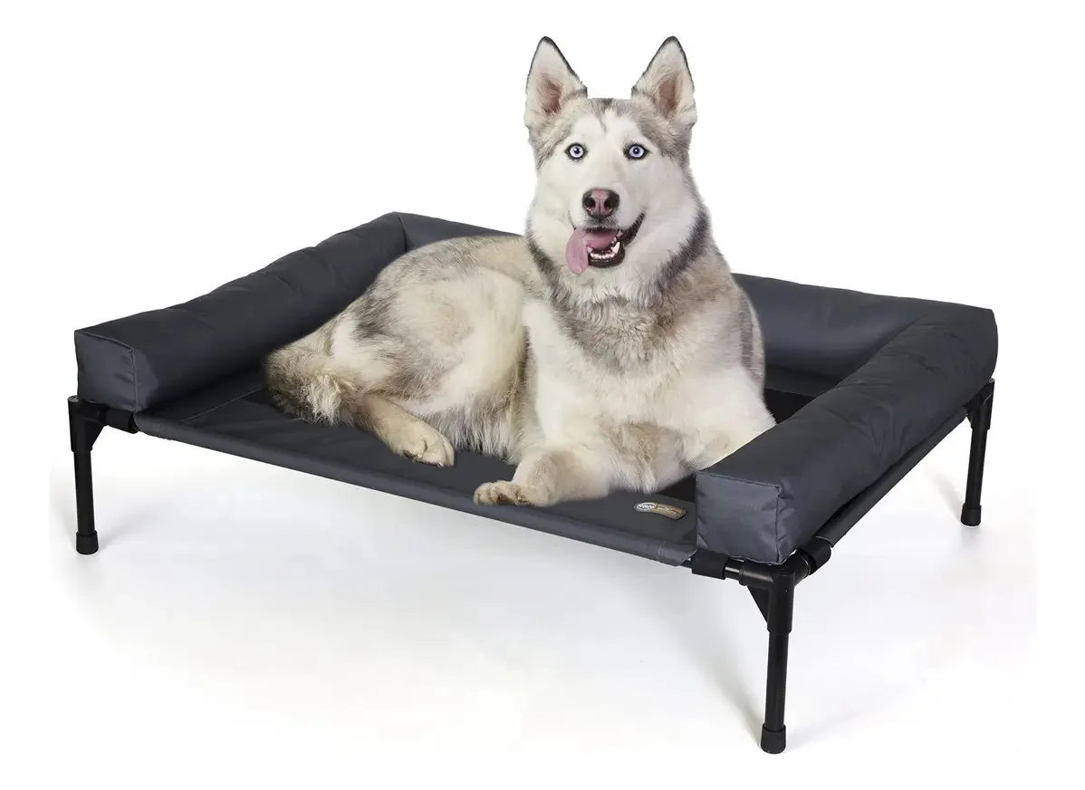K&h Pet Products Bolster - Cama elevada para cães para animais de estimação