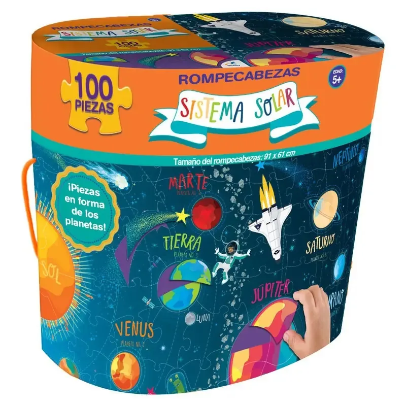 Novelty Giant Space Solar System Puzzle 5+