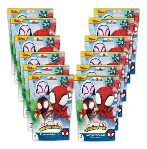 Paq. Quebra-cabeças para festas infantis - Spidey