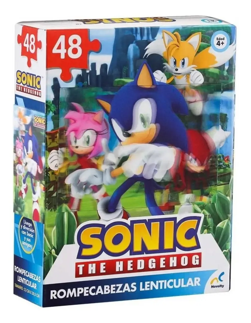 Quebra-cabeças Lenticular Sonic The Hedgehog
