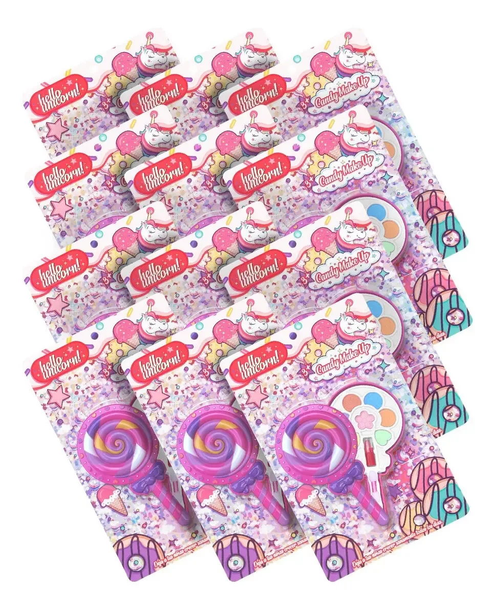 Pacote de 12 paletas de maquiagem Toy Girls Party