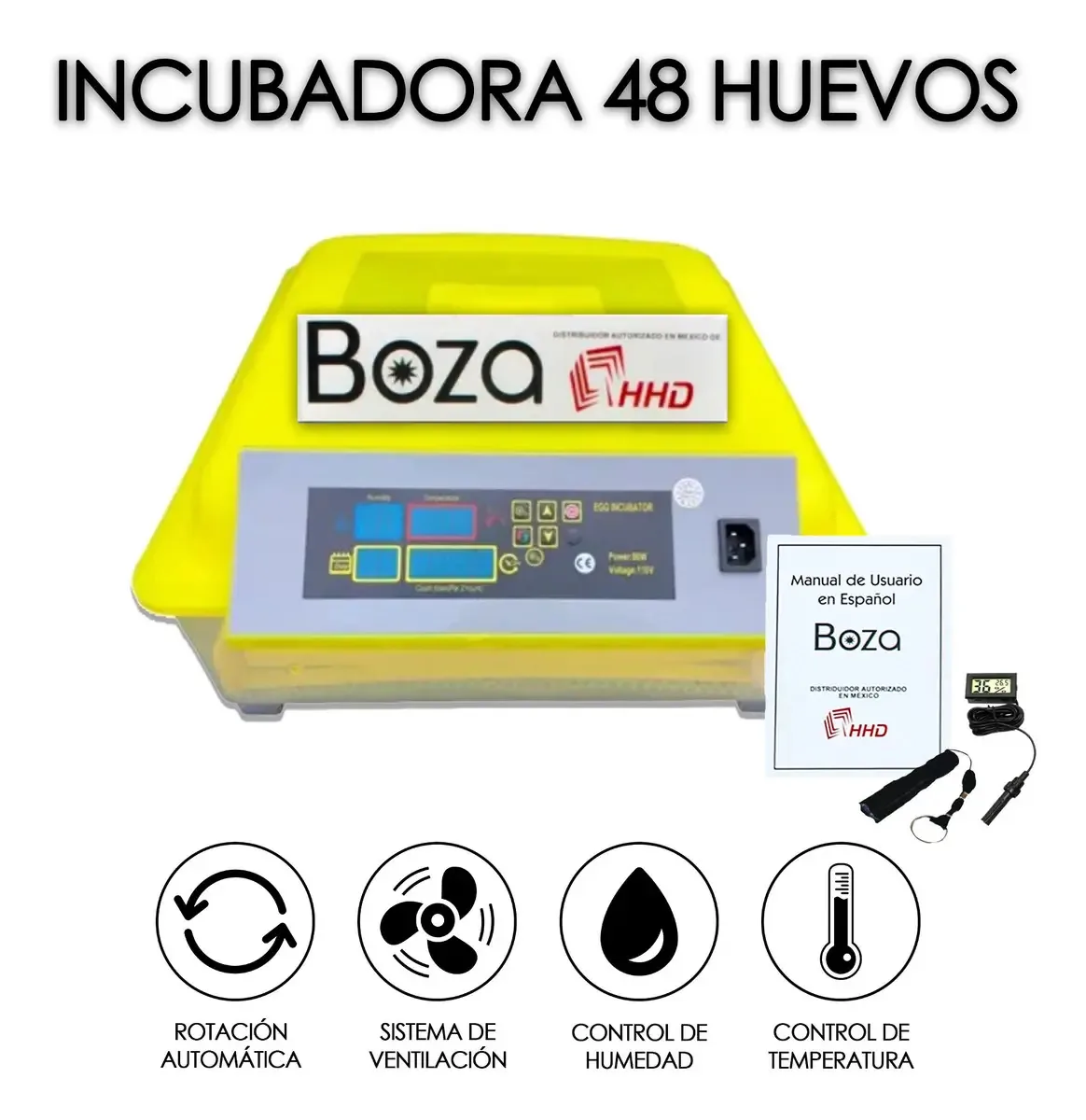 Incubadora de ovos Ulti Manual Ovoscope 48 em espanhol