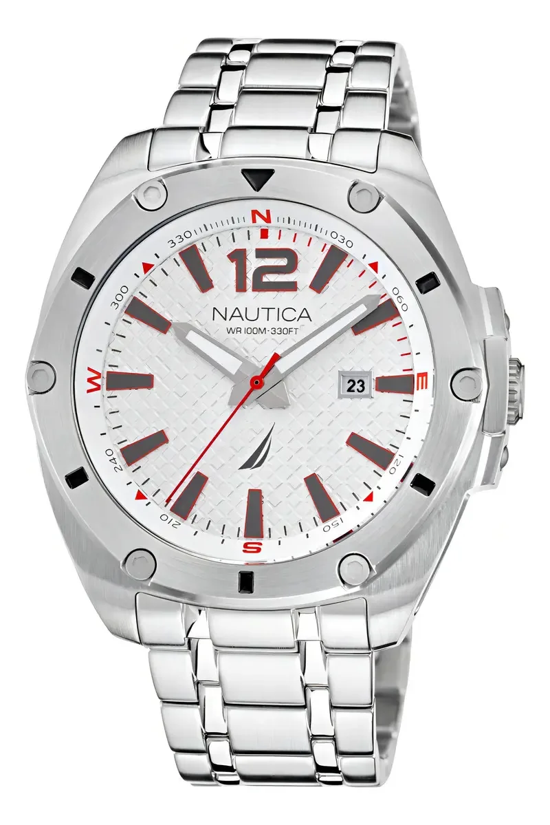 Relógio masculino Naptcs221 Nautica