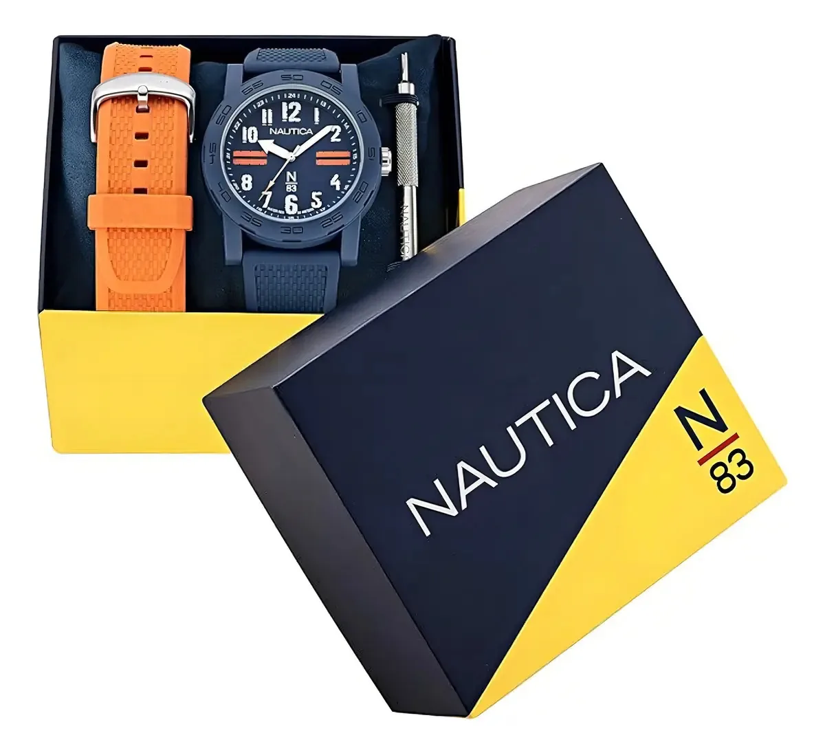 Relógio masculino Nautica Ayia Triada Napats306 azul
