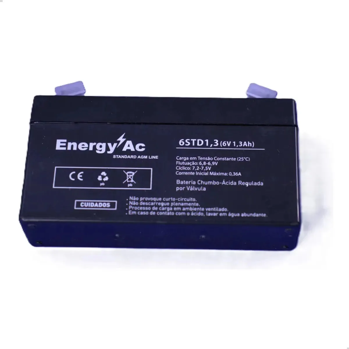 Bateria Selada Recarregável 6v 1,3ah P/ Balanças Balmak