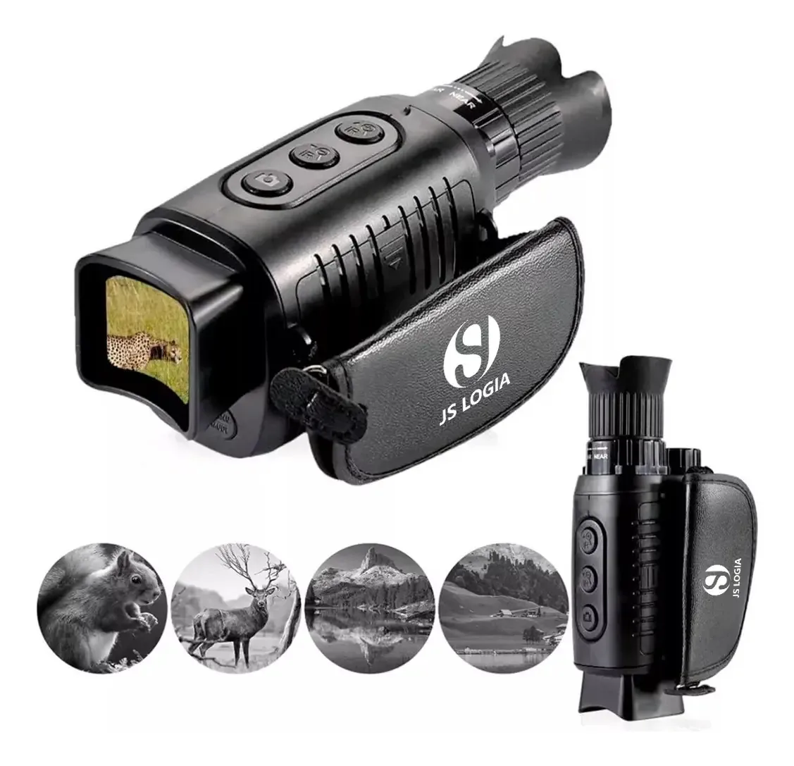 Viseira monocular Hd-Night Vision para caça e caminhada
