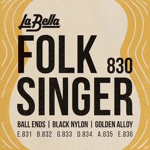 Corda de guitarra clássica La Bella Folk Singer 830