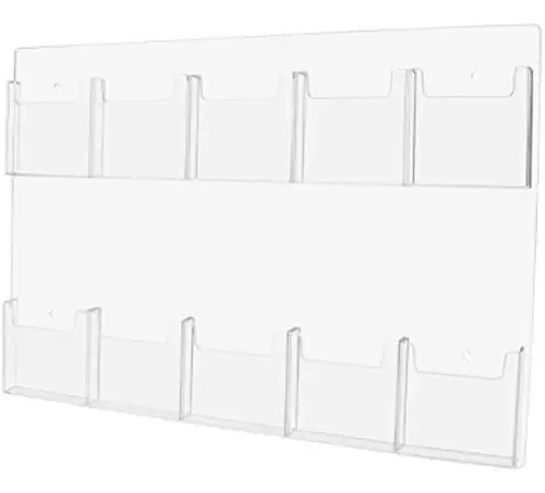 The Wallmount Trip Fold 10 Pocket para manchetes de marketing