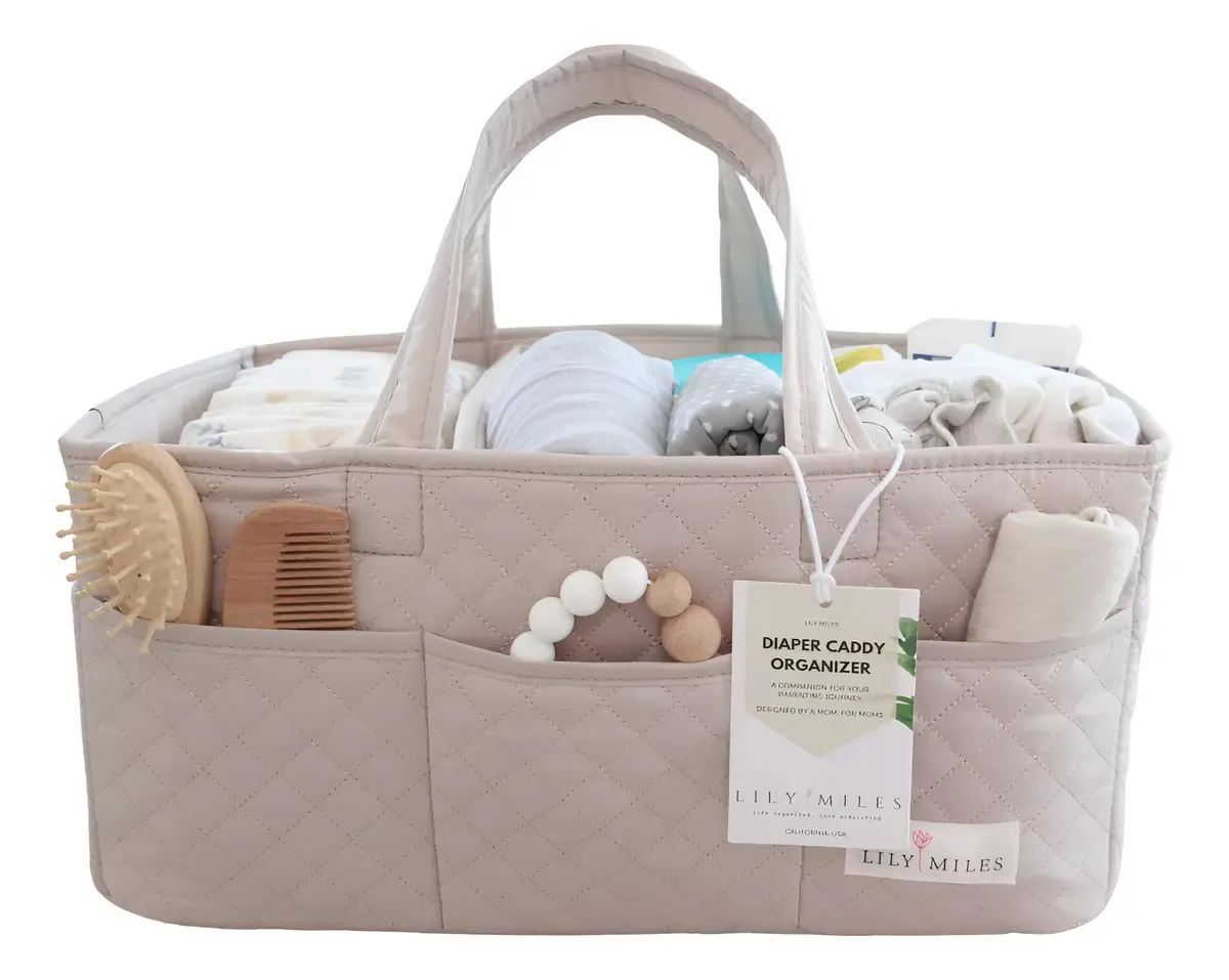 Organizador de fraldas Lily Miles LM-QT-CADDY-SS peso 0 mg bege