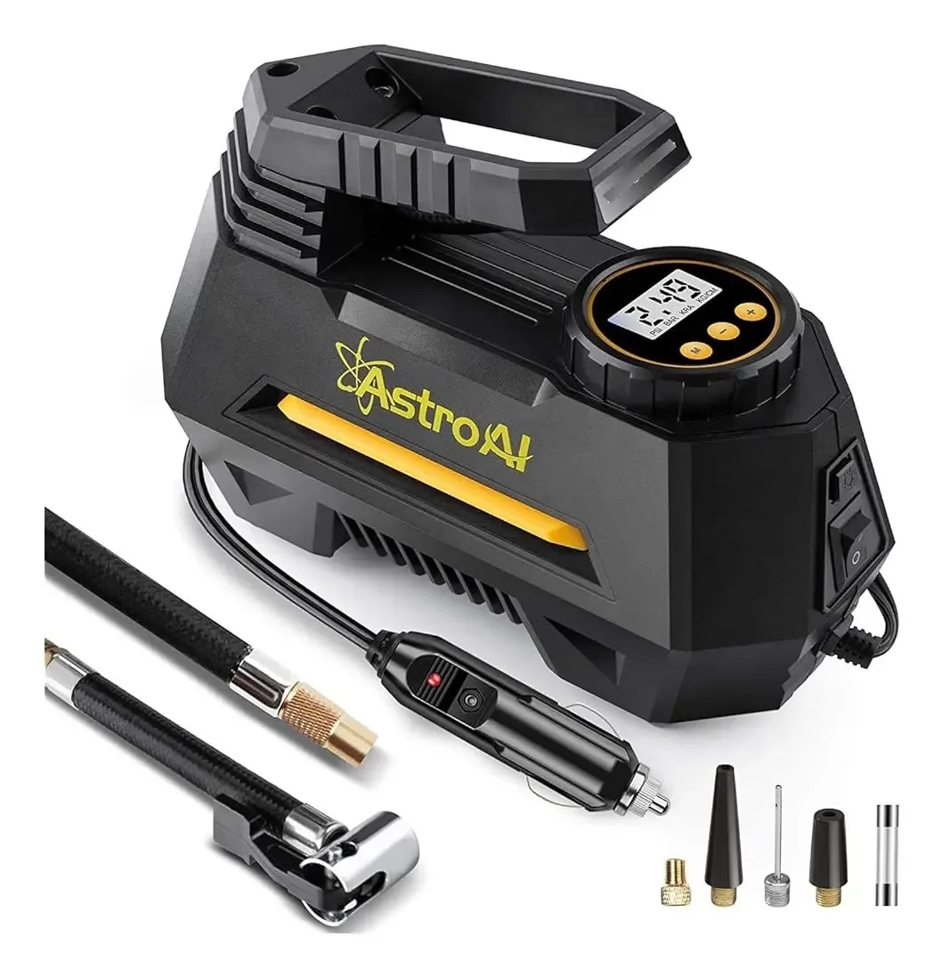 Inflador de pneus digital Astroai, bomba de pneu portátil C