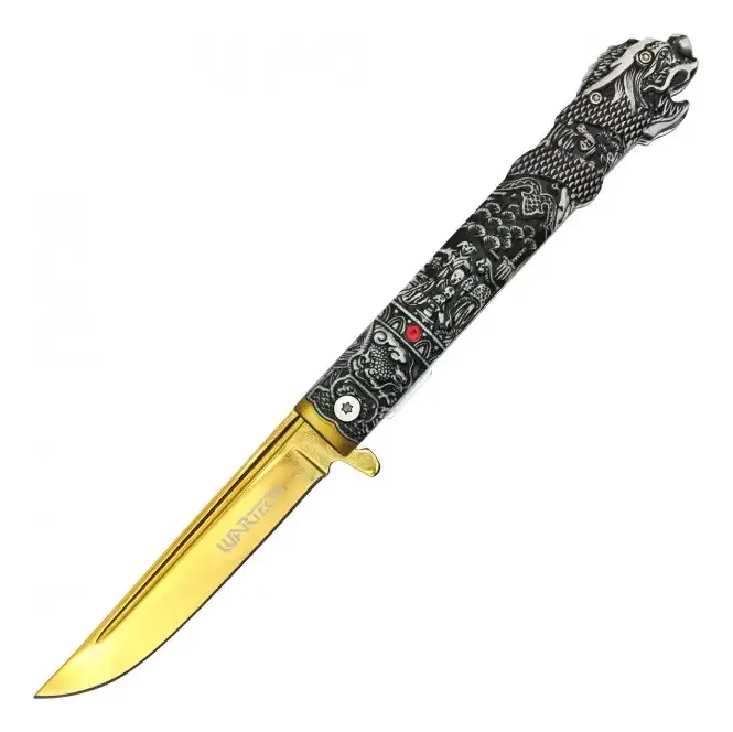 Faca de abertura assistida Highlander Color Replica Katana PWT458b