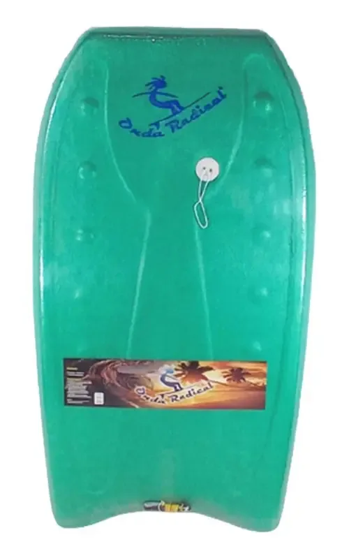 Mini Prancha Surf Baby Bodyboard Com Leash Mar Cor Verde