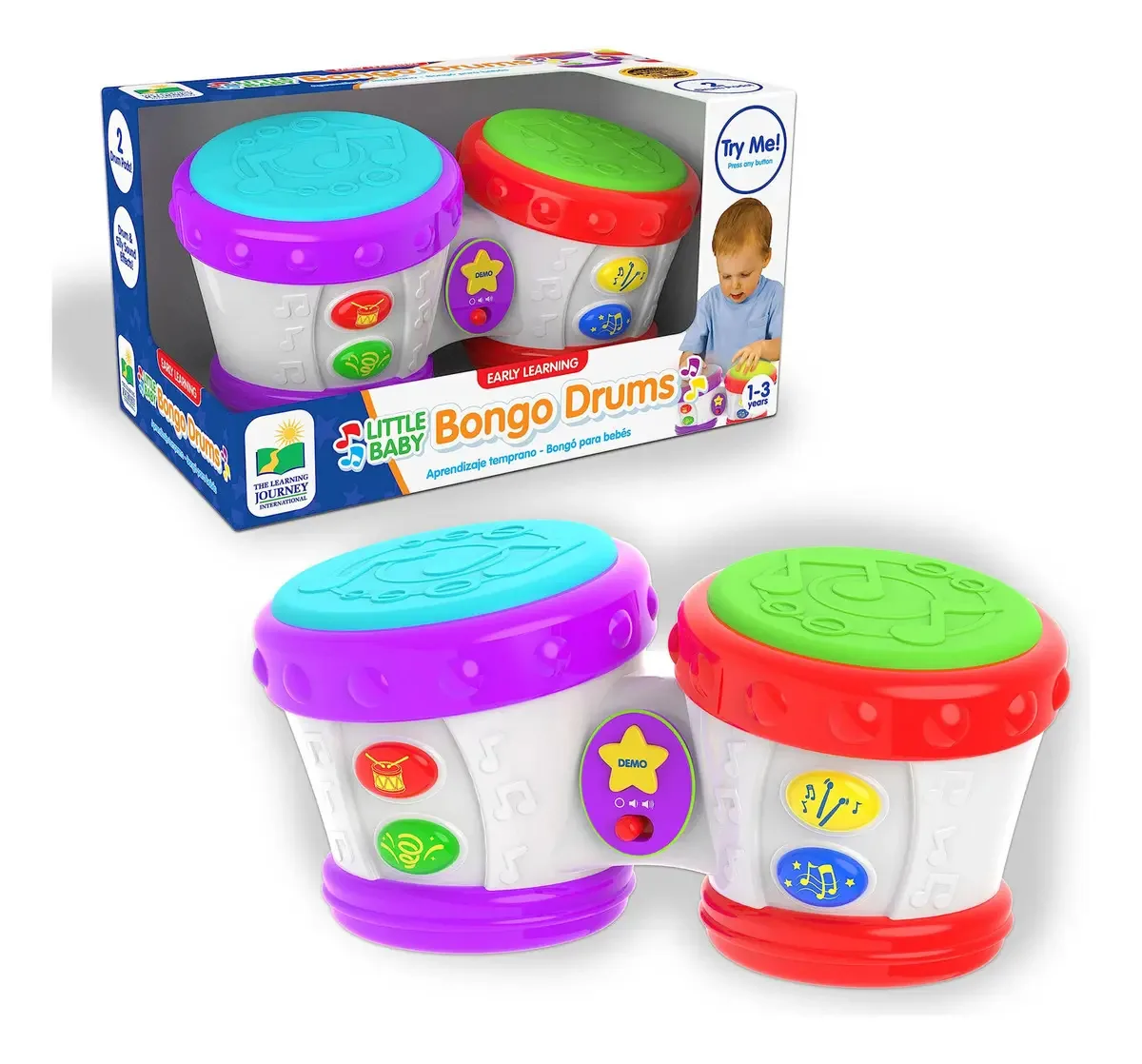Bongo The Learning Journey Early Learning em plástico multicolorido