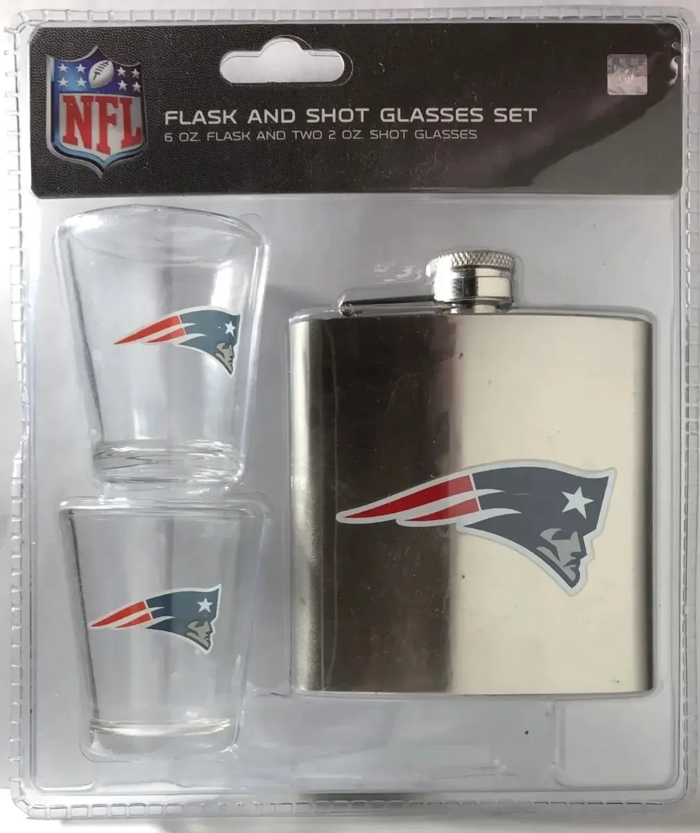 Cantis de bolso Pro Specialties Group New England Patriots com desenho de new england patriots cor metal com 177L de capacidade