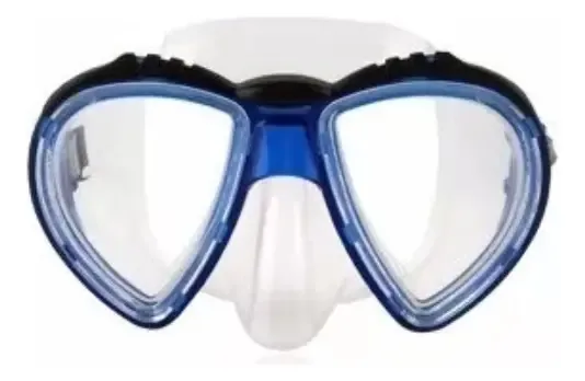 Máscara de mergulho modelo M09 cor azul