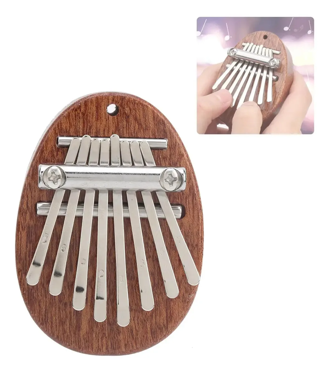 Mini piano de dedo fácil de segurar Kalimba para crianças