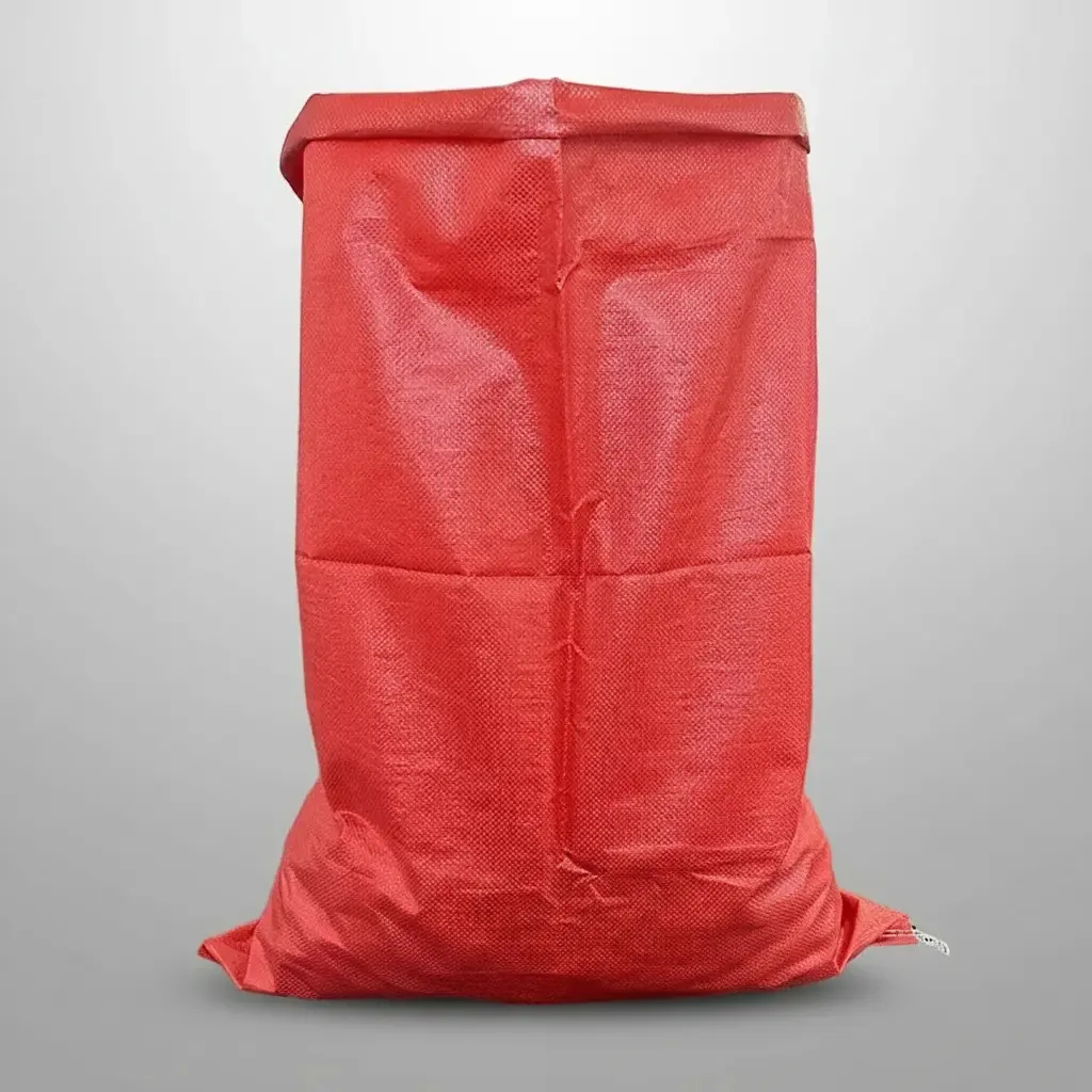 Sacos de entulho Sacos multiuso Sacos pesados comportam até 50 quilos, sacos grandes, novos sacos sem logotipo, cor Ventimaku, vermelho, econômico