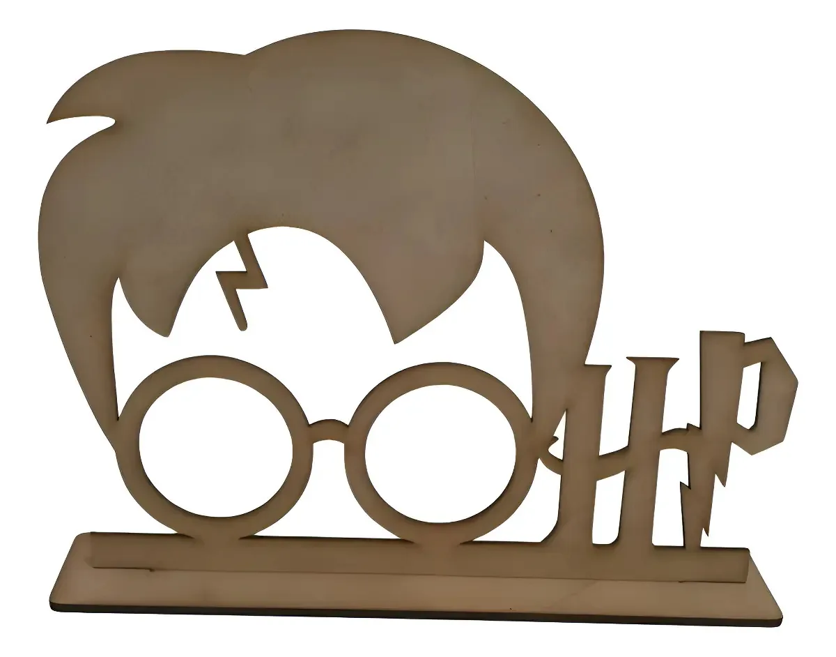 15 Centros De Mesa Enfeite Harry Potter Decoração Festas Mdf