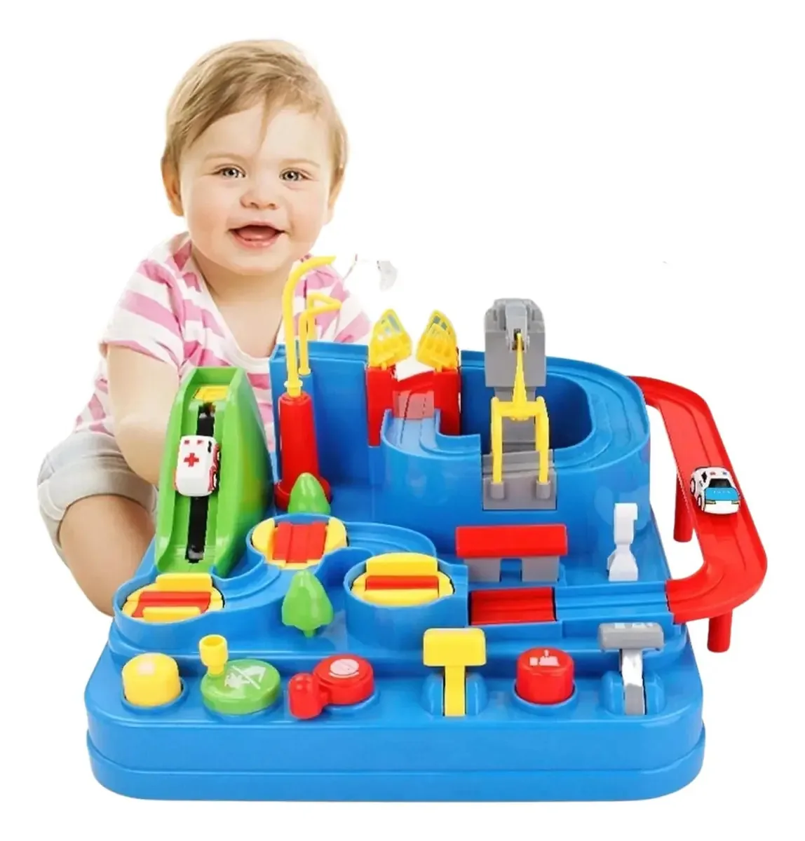 Brinquedo educativo Track Cars Adventure Rescue
