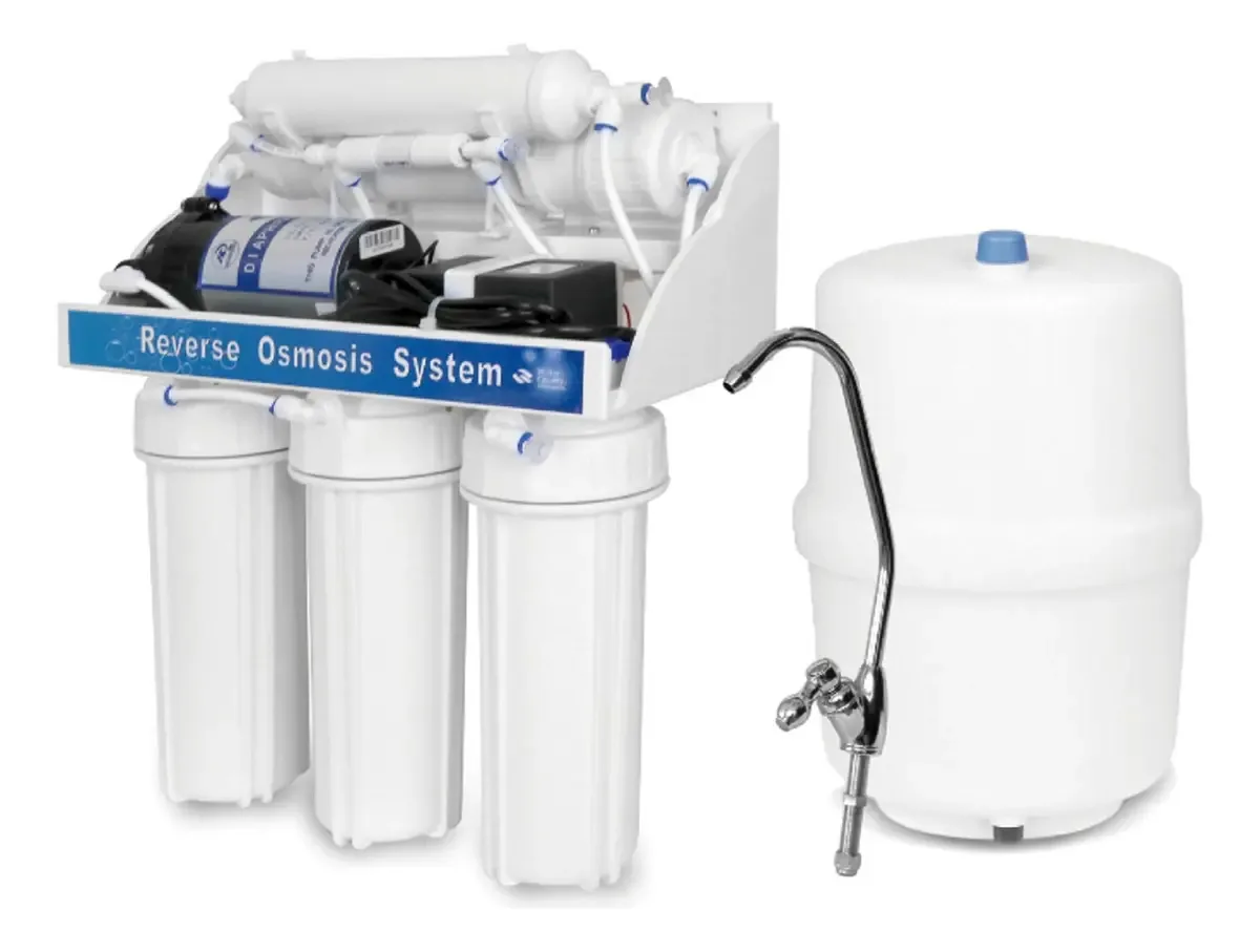 Filtro purificador de água de osmose reversa premium com bomba