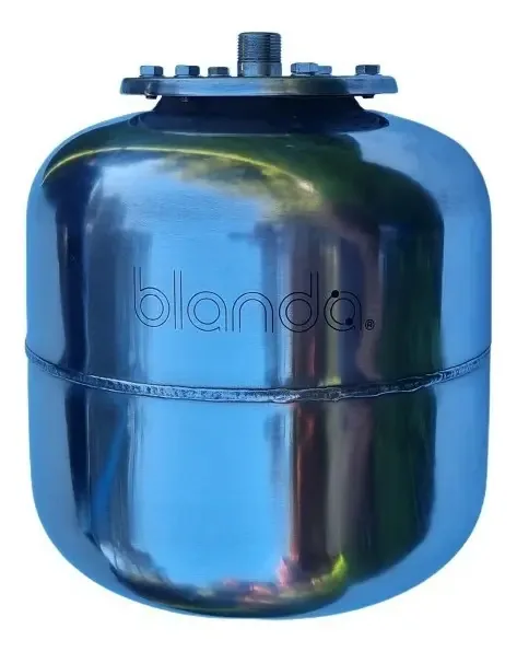 Lagoa de expansão sanitária hidropneumática inoxidável de 12 litros