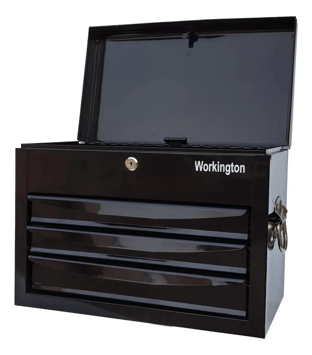 Caixa de ferramentas de metal portátil Workington com 3 caixas