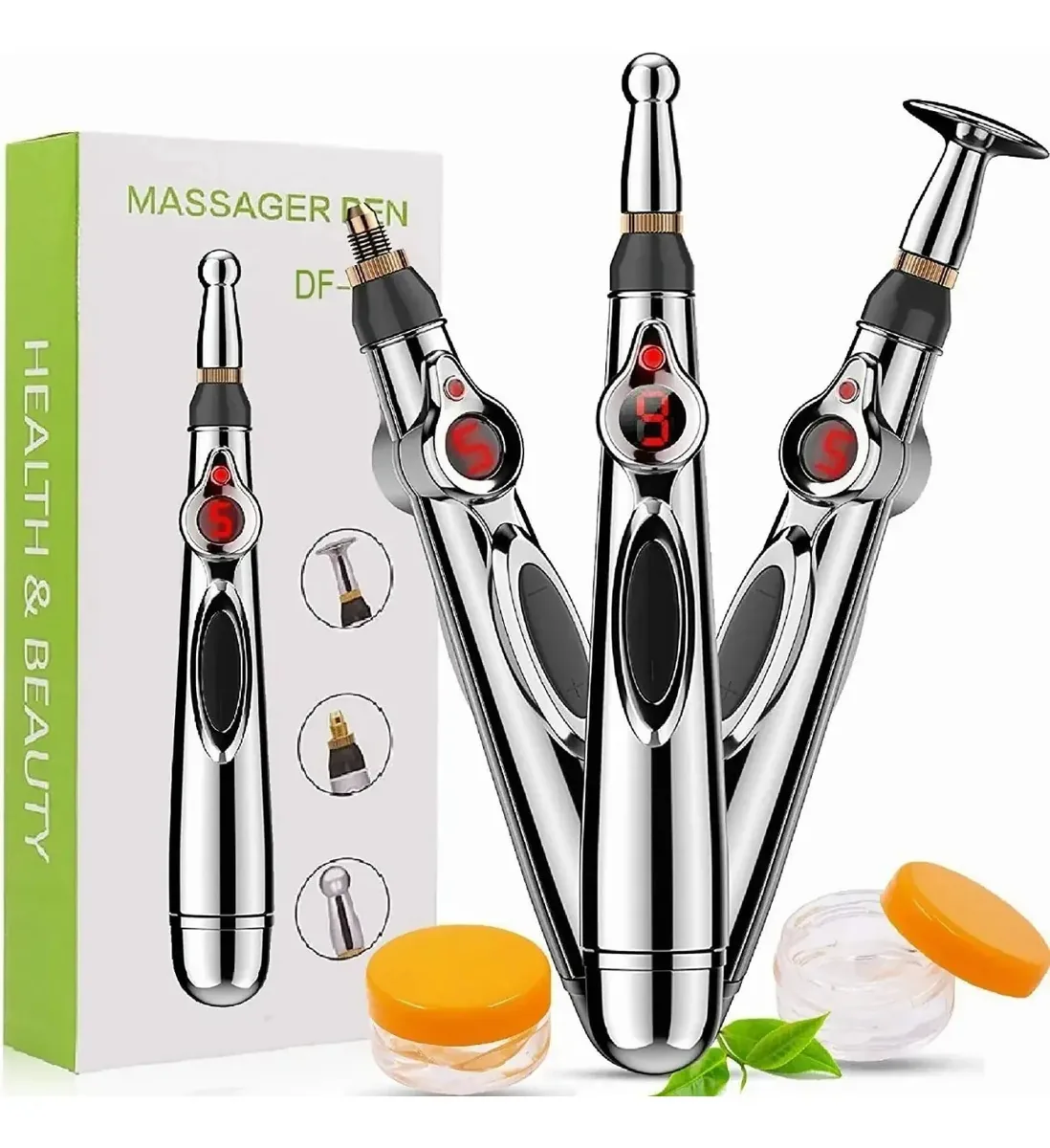 Caneta massageadora e estimuladora de eletroacupuntura