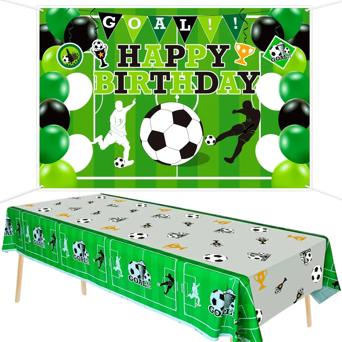 Decorações de aniversário de futebol, festa de futebol