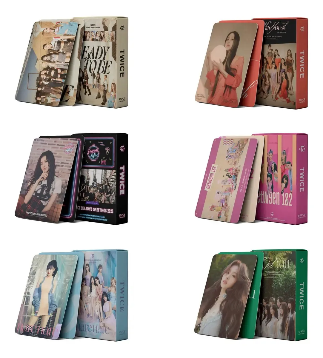 Cartões fotográficos Kpop de 6 peças/330 cartões fotográficos Kpop