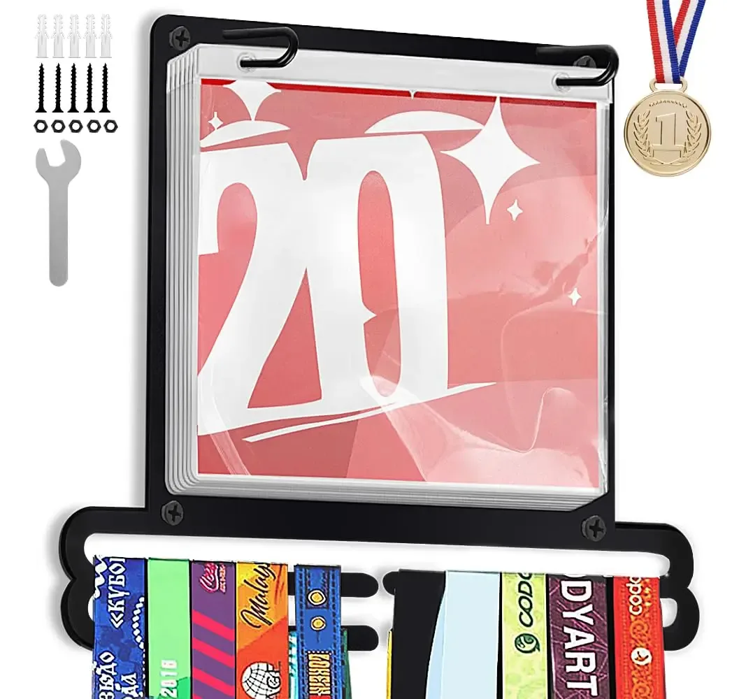 Suporte de medalhas esportivas, suporte de parede, exibição de medalhas