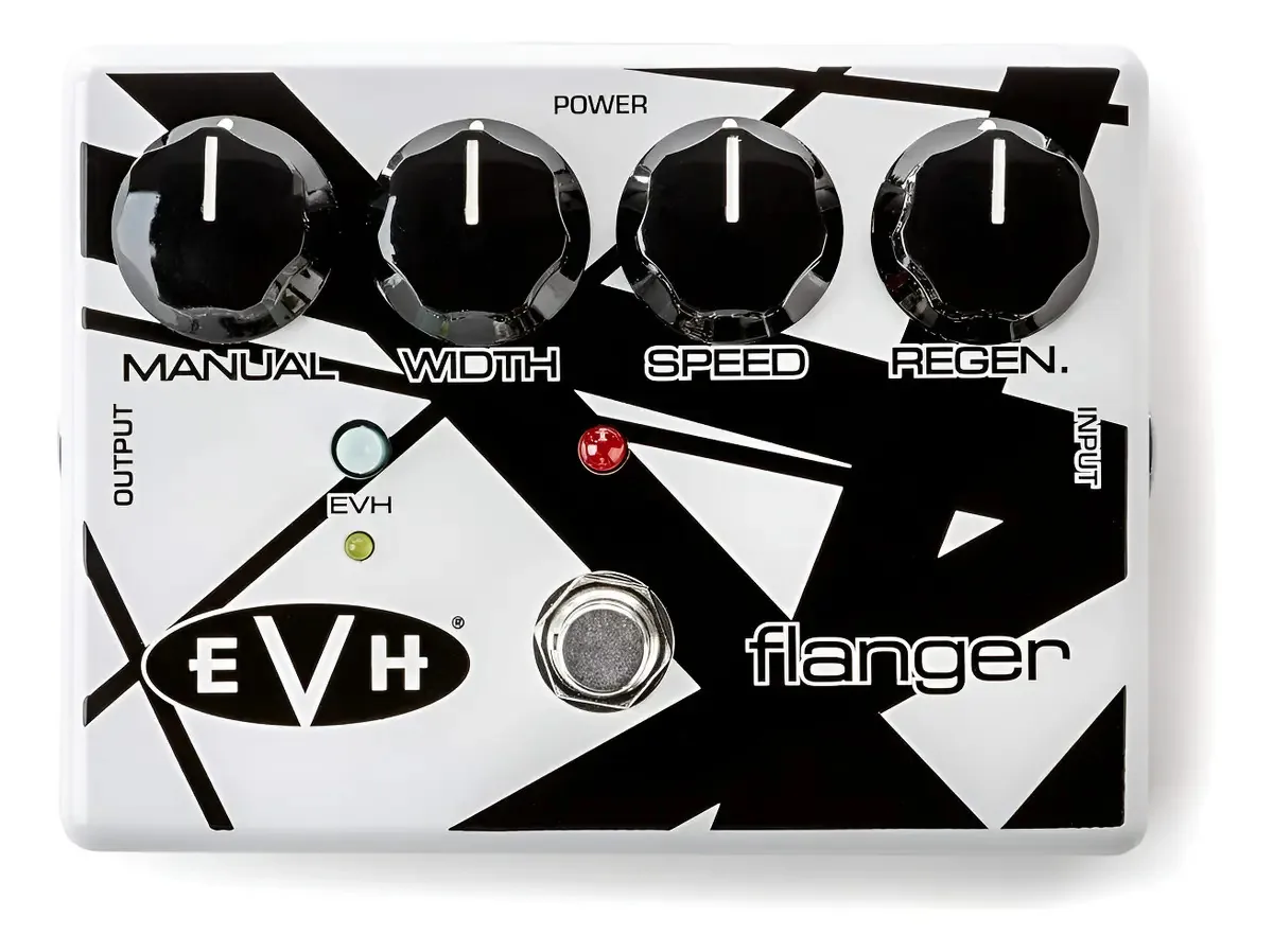 Pedal de efeitos Flanger para guitarra com tom livre