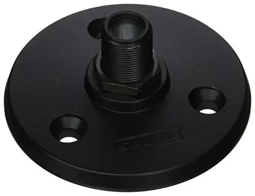 Flange de montagem preta para serviços pesados Shure A13hdb