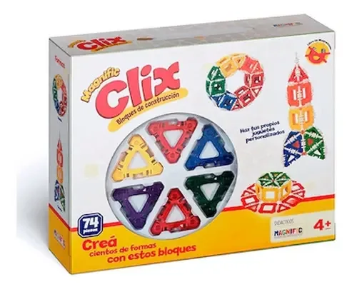 Magnific Clix 74 unidades 2133 blocos de construção de brinquedos