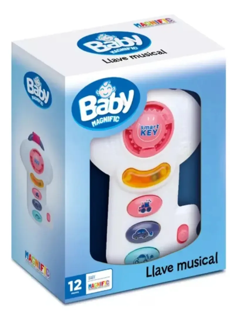 Brinquedo musical educacional infantil com luzes intermitentes e efeitos sonoros para carros magníficos para bebês e bebês