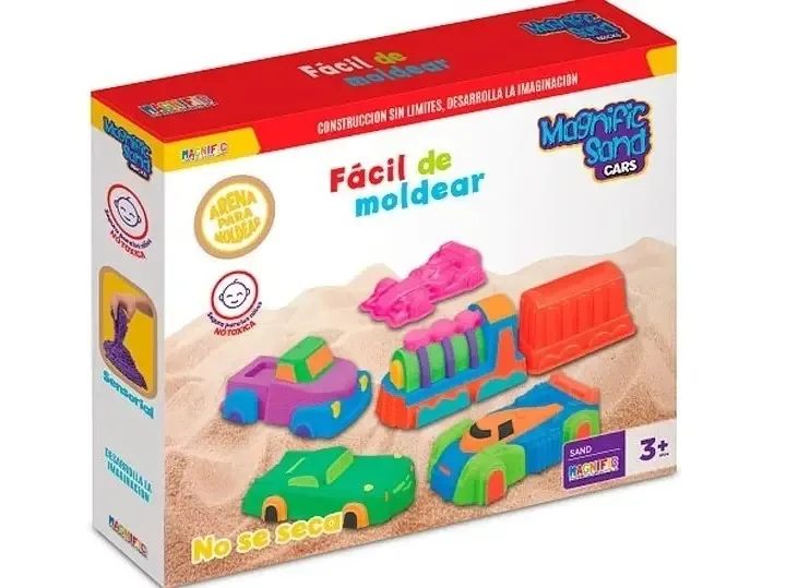 Magníficos carros de areia multicoloridos