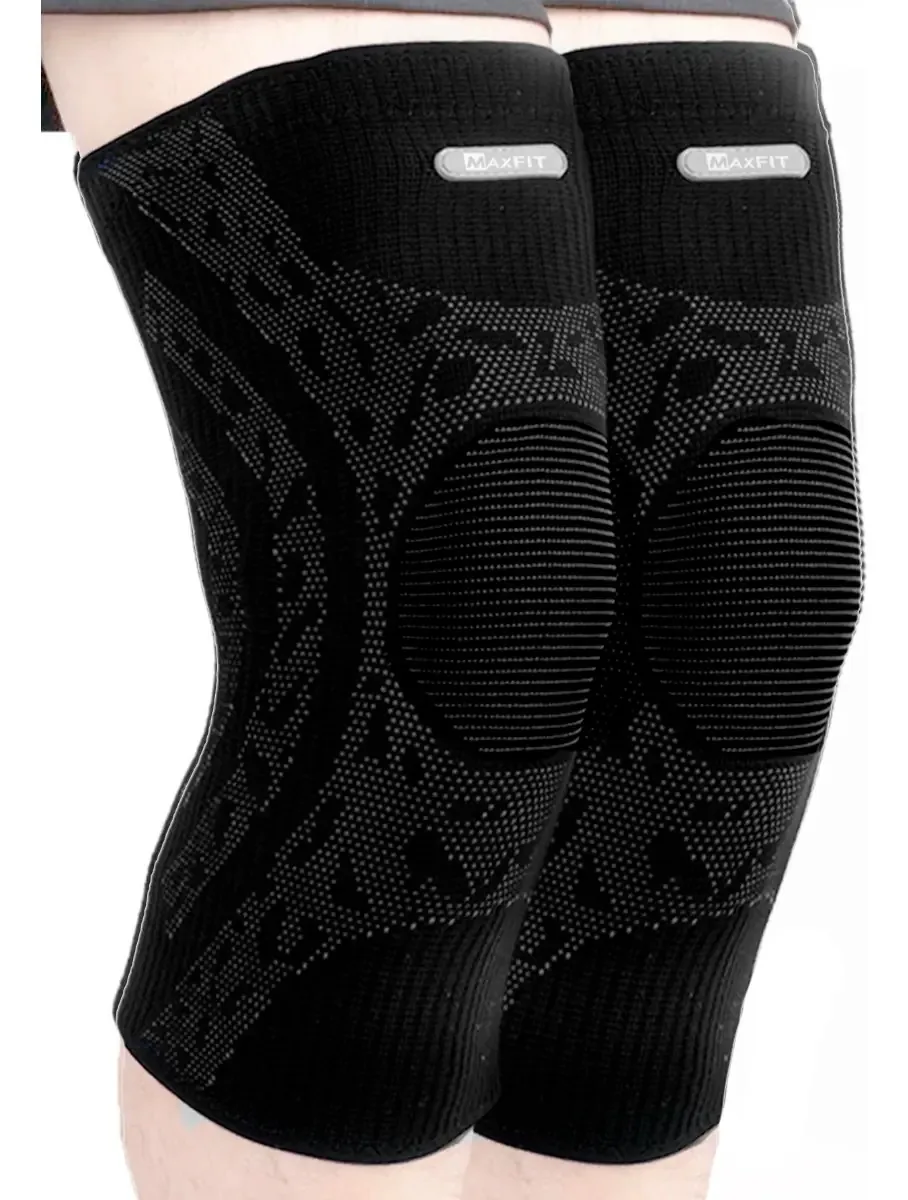 Joelheiras esportivas Maxfit/modelo Hx931, cor preta, tamanho S