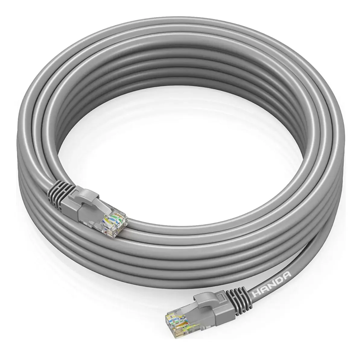 Cabo vermelho de 2 metros Rj45 Utp Armado Cat 5e Ethernet Interior