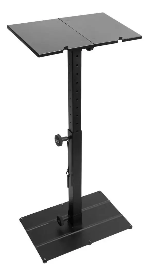 Suporte utilitário compacto MIDI/Synth Black