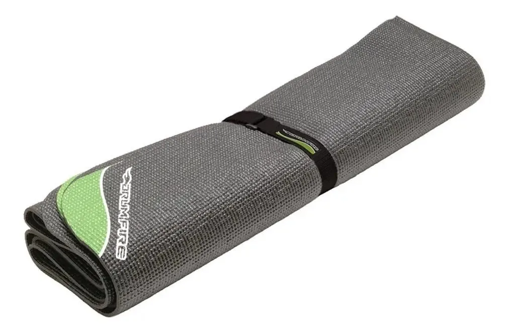 Tapete Antiderrapante On-Stage 4x4 Preto com Detalhes Verdes