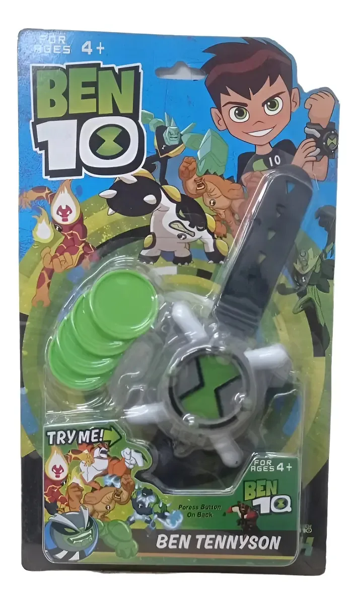 O relógio Ben 10 Omnitrix lança Tazos