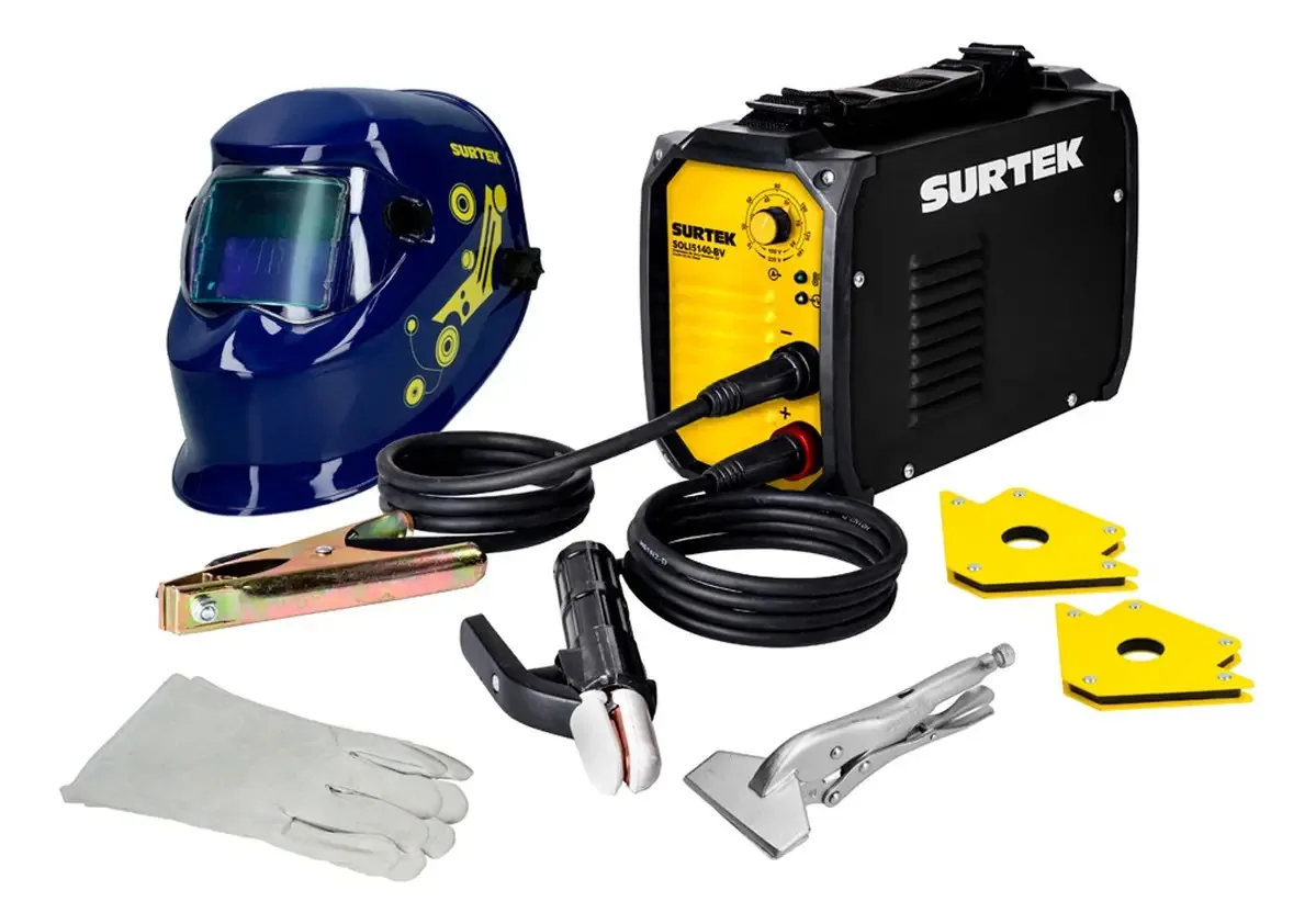 Conjunto de máquinas de solda Surtek com acessórios, 6 peças