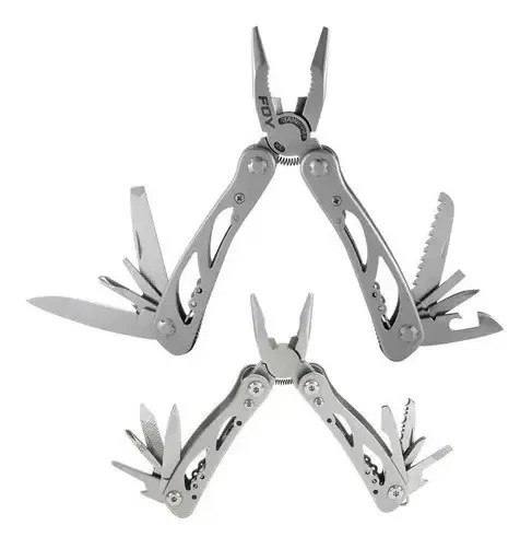 Conjunto de 2 alicates multiferramentas 12 em 1 Foy Stainless Steel