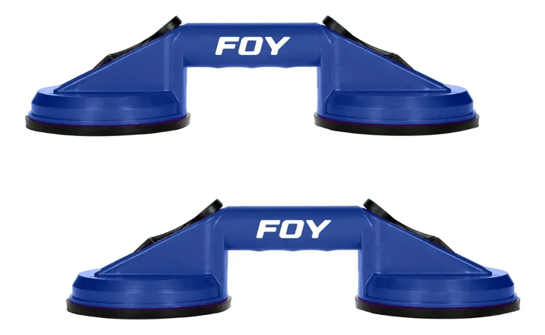 Kit de Ventosas Duplas Para Vidro de 4.1/2" - FOY