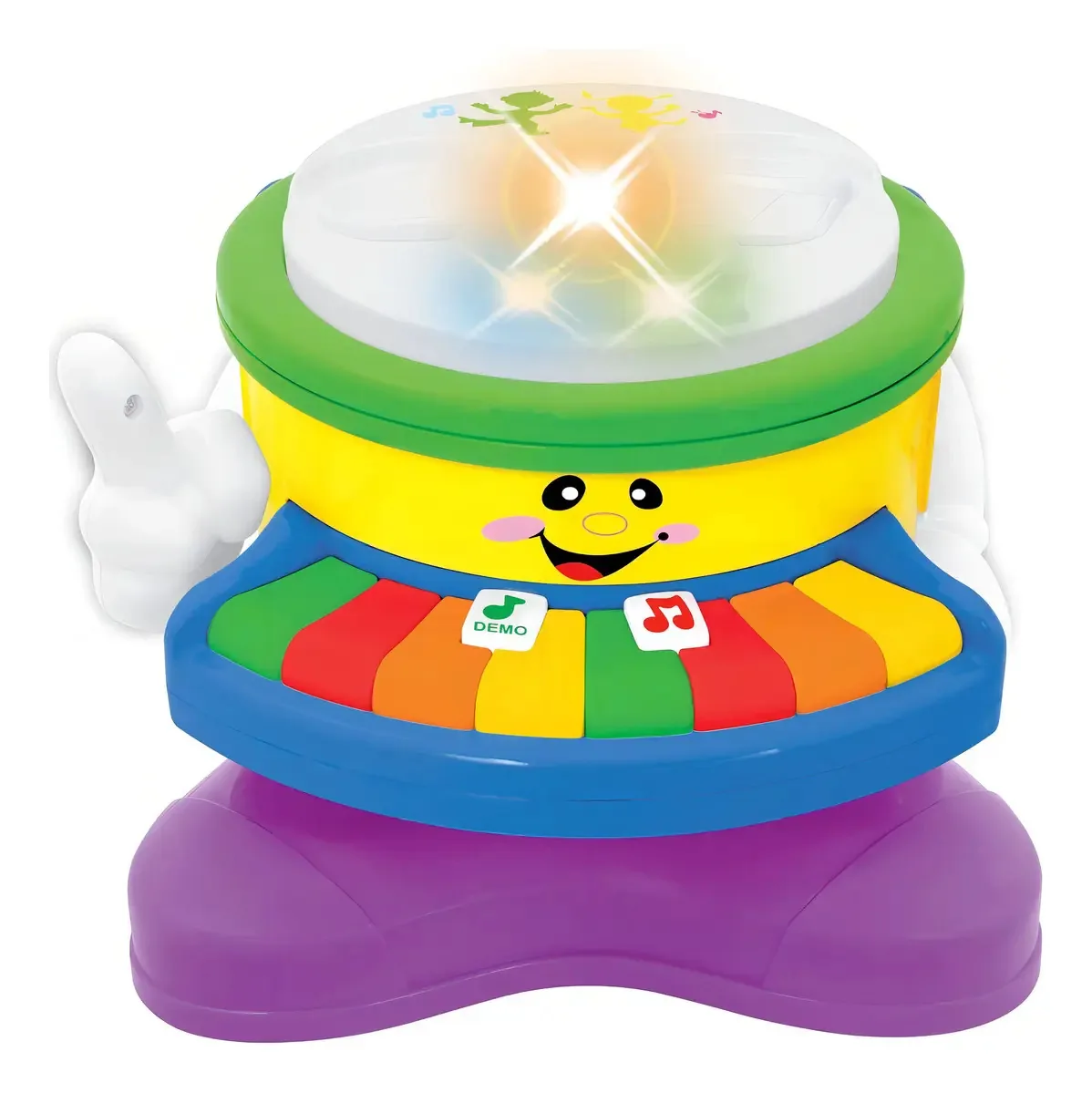 Piano de bateria Kiddieland 2 em 1