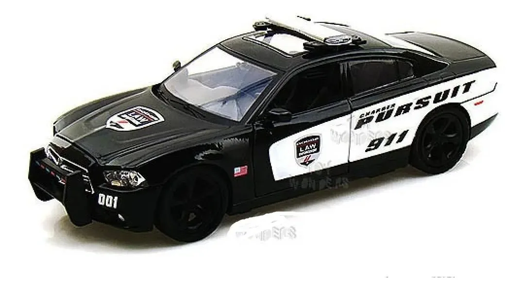 Motormax - Dodge Charger Pursuit Police Car