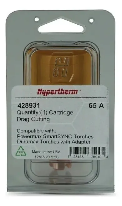 Cartucho Corte Plasma Hypertherm 428931 Tocha SmartSync 65A