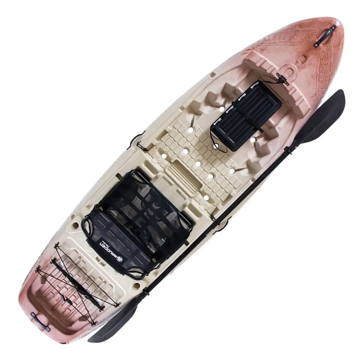Caiaque De Pesca Modelo Hunter Fishing 285 Brudden Cor Marrom E Bege