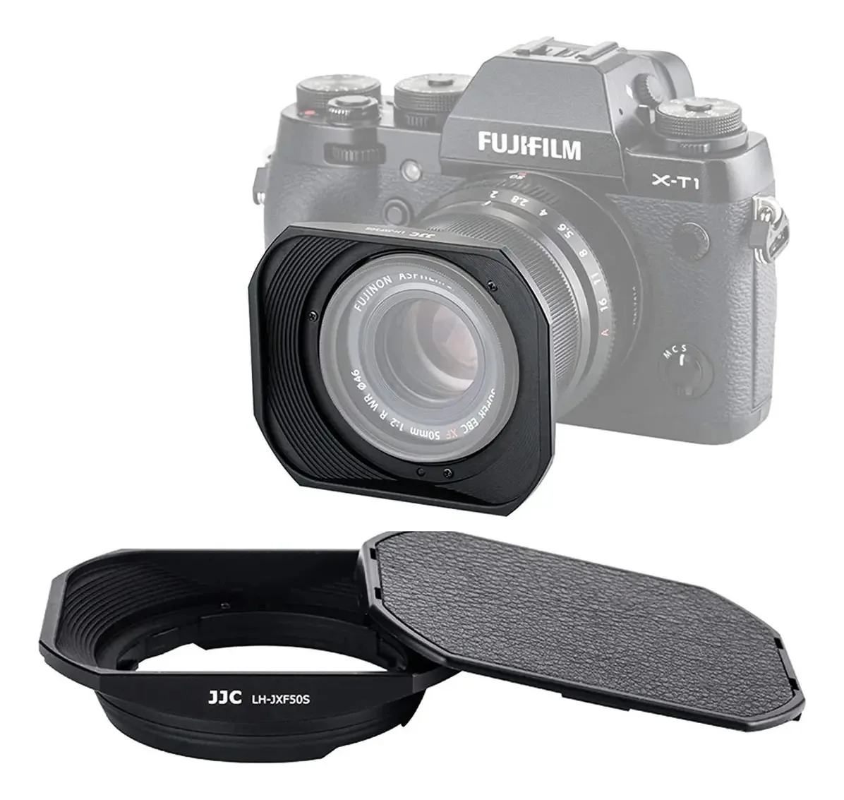 Capa de lente quadrada Jjc LH-Jxf50s para Fujinon Xf50 Y