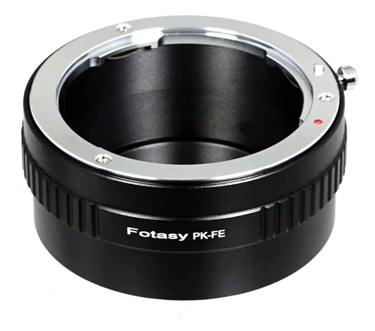 Fotasy, um adaptador de lente de montagem K para montagem E