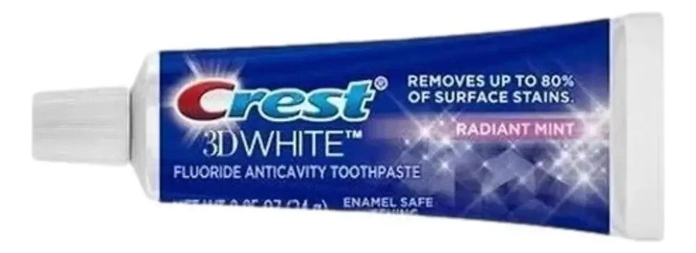 Crest 3d White Radiante Mint Creme Dental 24g Pack 4